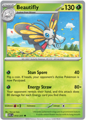 Beautifly 13/295 from Ascended Heroes