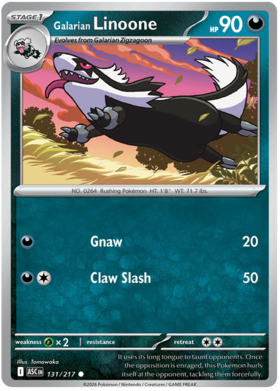 Galarian Linoone 131/295 from Ascended Heroes