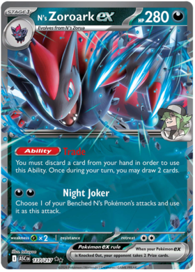 N's Zoroark ex 137/295 from Ascended Heroes