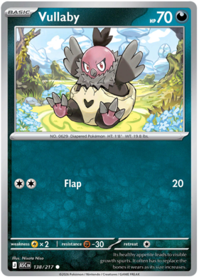 Vullaby 138/295 from Ascended Heroes