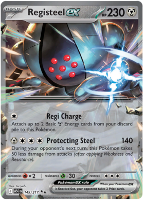 Registeel ex 145/295 from Ascended Heroes