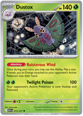 Dustox 15/295 from Ascended Heroes