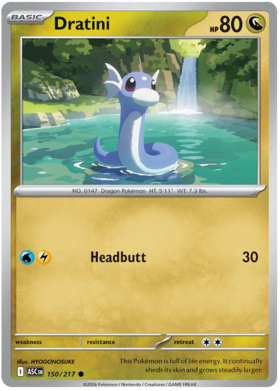 Dratini 150/295 from Ascended Heroes