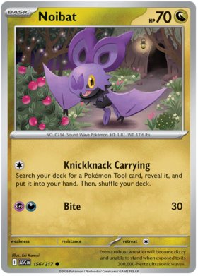 Noibat 156/295 from Ascended Heroes