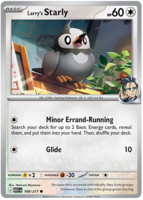 Larry's Starly 168/295 from Ascended Heroes