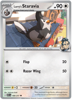 Larry's Staravia 169/295 from Ascended Heroes