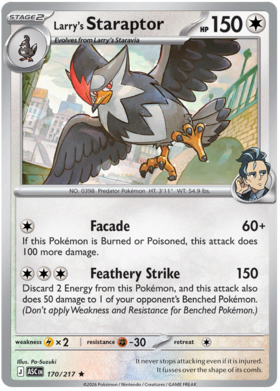 Larry's Staraptor 170/295 from Ascended Heroes