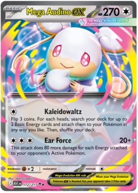 Mega Audino ex 172/295 from Ascended Heroes