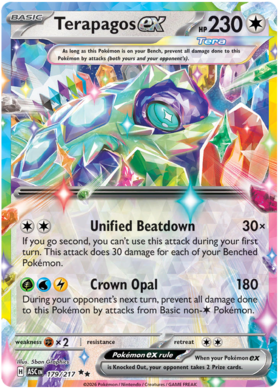Terapagos ex 179/295 from Ascended Heroes