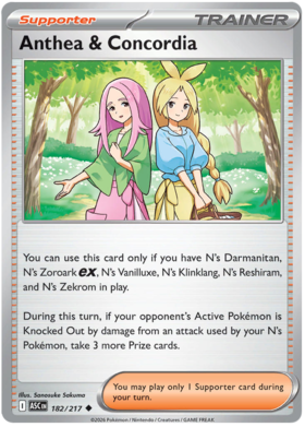 Anthea & Concordia 182/295 from Ascended Heroes