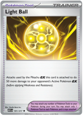 Light Ball 191/295 from Ascended Heroes