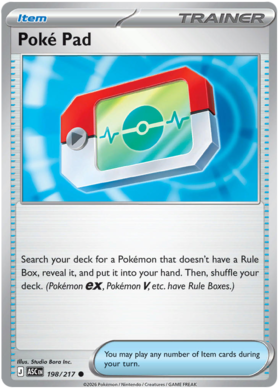 Poké Pad 198/295 from Ascended Heroes