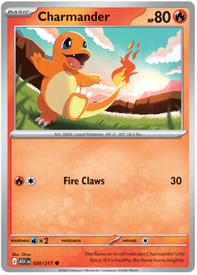 Charmander 20/295 from Ascended Heroes