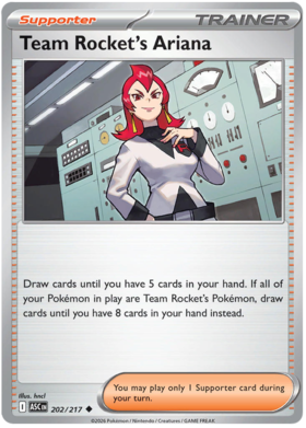Team Rocket's Ariana 202/295 from Ascended Heroes