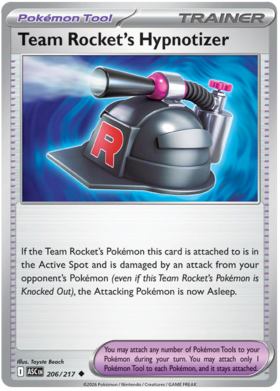 Team Rocket's Hypnotizer 206/295 from Ascended Heroes