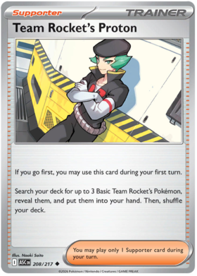 Team Rocket's Proton 208/295 from Ascended Heroes