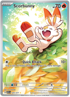 Scorbunny 225/295 from Ascended Heroes