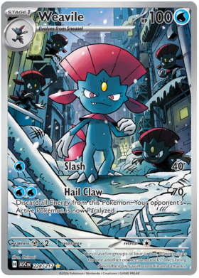 Weavile 228/295 from Ascended Heroes