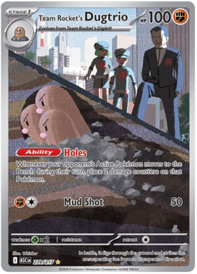 Team Rocket's Dugtrio 239/295 from Ascended Heroes
