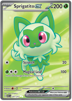 Sprigatito ex 251/295 from Ascended Heroes
