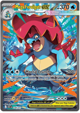 Mega Feraligatr ex 274/295 from Ascended Heroes