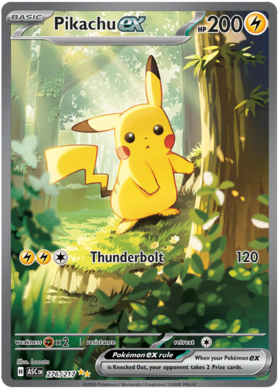 Pikachu ex 276/295 from Ascended Heroes