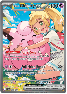 Lillie's Clefairy ex 280/295 from Ascended Heroes