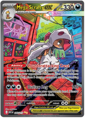 Mega Scrafty ex 285/295 from Ascended Heroes