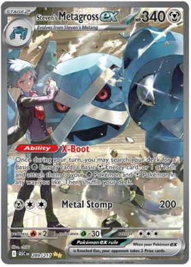 Steven's Metagross ex 289/295 from Ascended Heroes