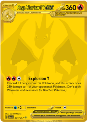 Mega Charizard Y ex 294/295 from Ascended Heroes