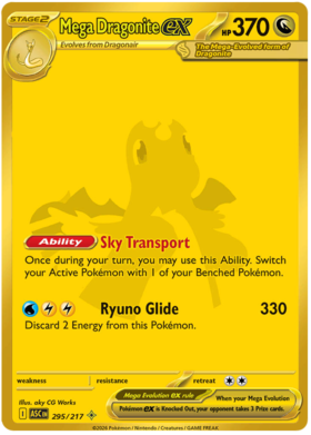 Mega Dragonite ex 295/295 from Ascended Heroes
