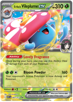 Erika's Vileplume ex 3/295 from Ascended Heroes