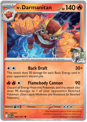 N's Darmanitan 33/295 from Ascended Heroes