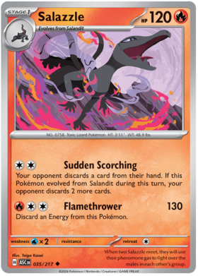 Salazzle 35/295 from Ascended Heroes