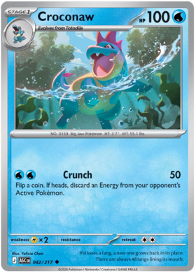 Croconaw 42/295 from Ascended Heroes