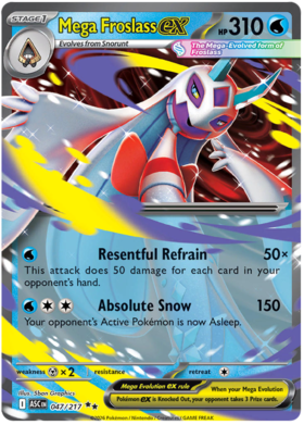 Mega Froslass ex 47/295 from Ascended Heroes
