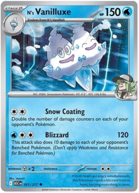 N's Vanilluxe 51/295 from Ascended Heroes