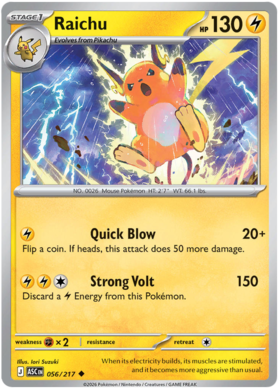Raichu 56/295 from Ascended Heroes