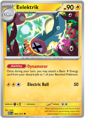 Eelektrik 60/295 from Ascended Heroes