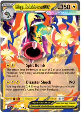 Mega Eelektross ex 61/295 from Ascended Heroes