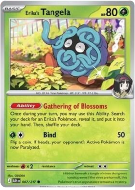 Erika's Tangela 7/295 from Ascended Heroes