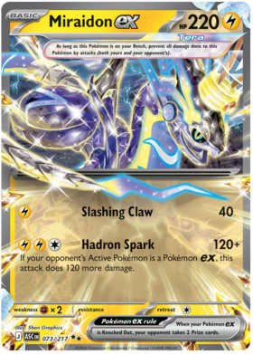 Miraidon ex 73/295 from Ascended Heroes