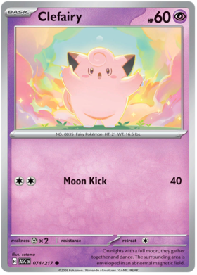 Clefairy 74/295 from Ascended Heroes