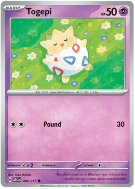 Togepi 80/295 from Ascended Heroes