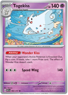Togekiss 82/295 from Ascended Heroes