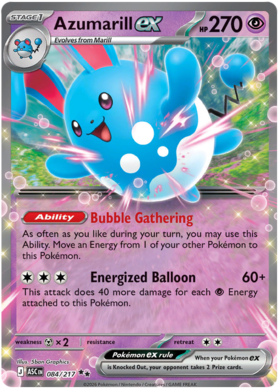 Azumarill ex 84/295 from Ascended Heroes