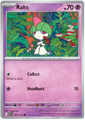 Ralts 87/295 from Ascended Heroes