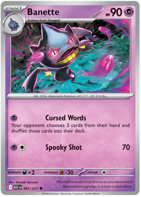 Banette 91/295 from Ascended Heroes