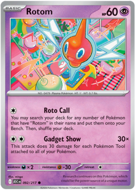 Rotom 92/295 from Ascended Heroes