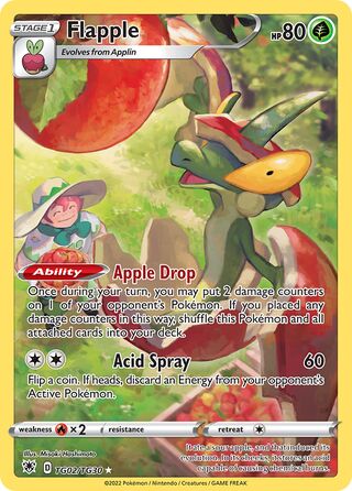 Flapple 2/30 from Astral Radiance (Trainer Gallery)